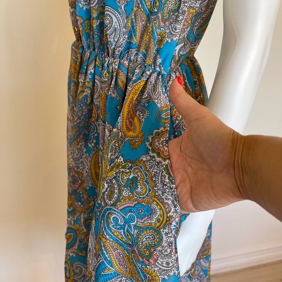 H&M Casbah Print Chiffon Dress - Fun and Elegant/ Size 6 - Picture 12 of 12